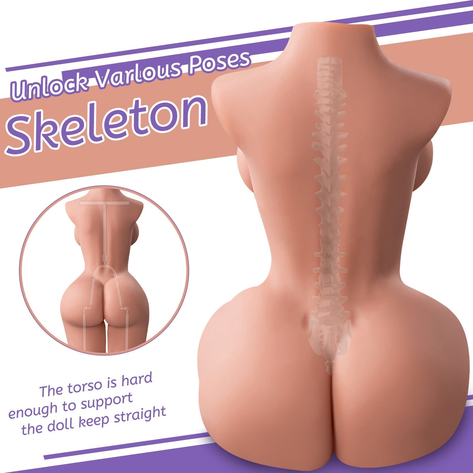 Bettie - 18.29Lb Sexy Lifelike Butt with Perfect Nipples and Lumbar