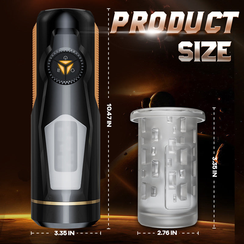 Dylan Vulva Mouth 5 Thrusting Rotating 2 in 1 Automatic Masturbator