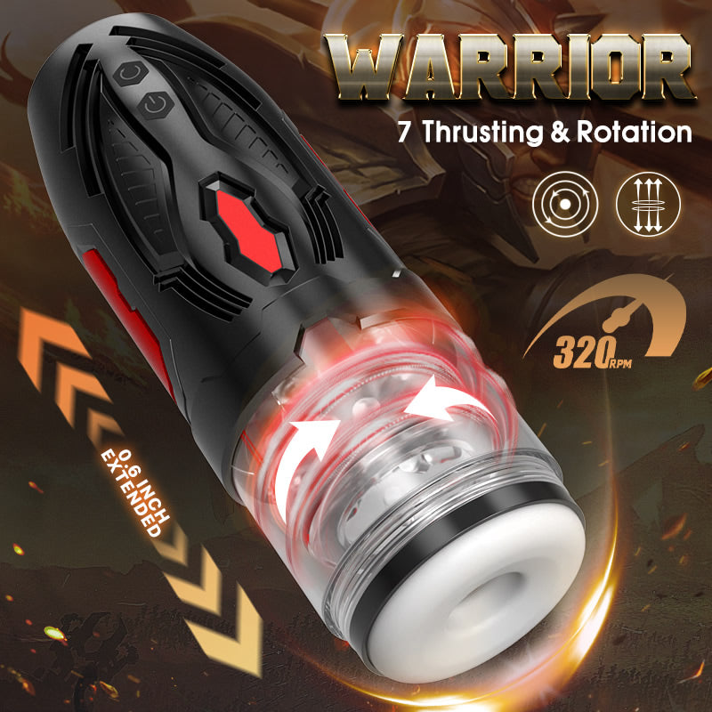 Armor 7 Thrusting Rotation Visible Suction Cup Masturbator