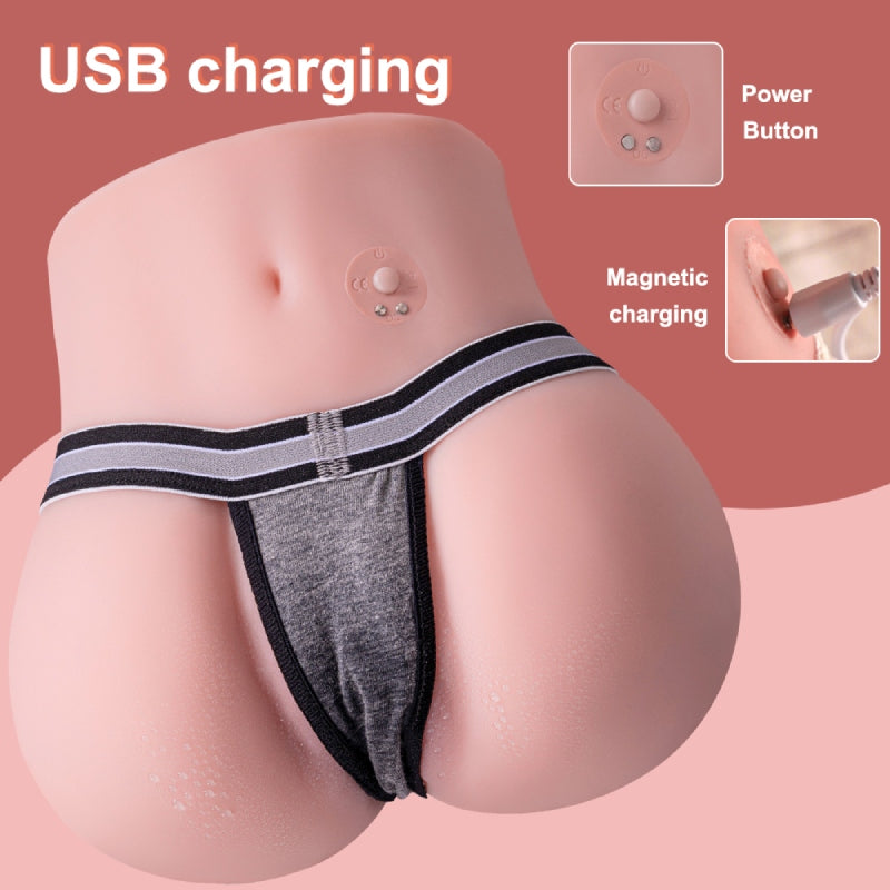 【Electric Butt 】4.62lbs Real Touch Butt 3 Speeds And 7 Frequencies