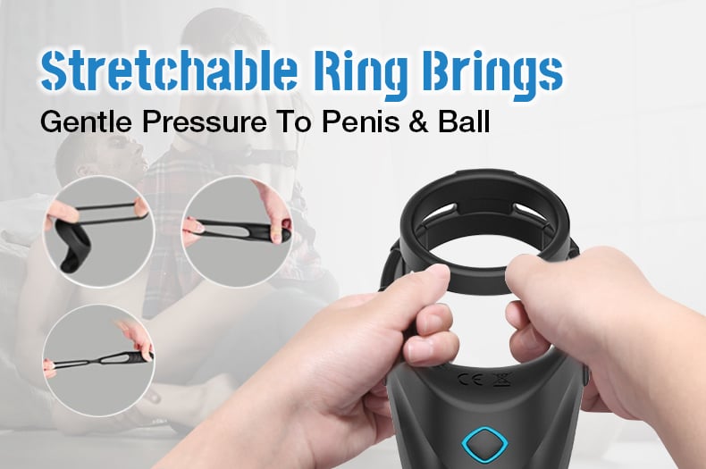 10 Vibrations Double Cock Rings