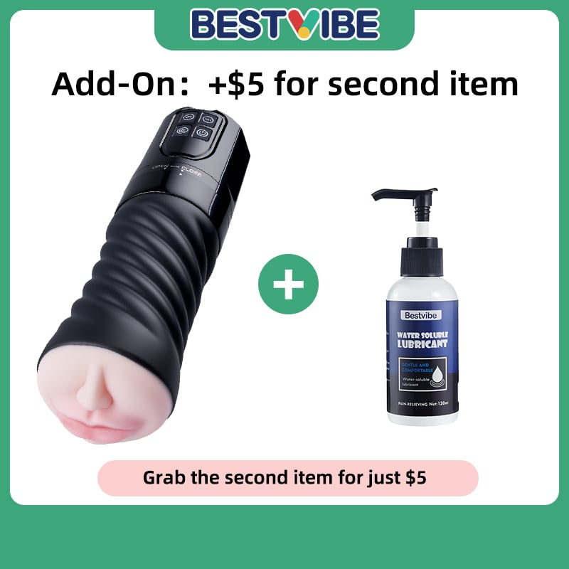 Mouth Obsession Vibration & Suction Remote Play Dual-Density pocket pussy