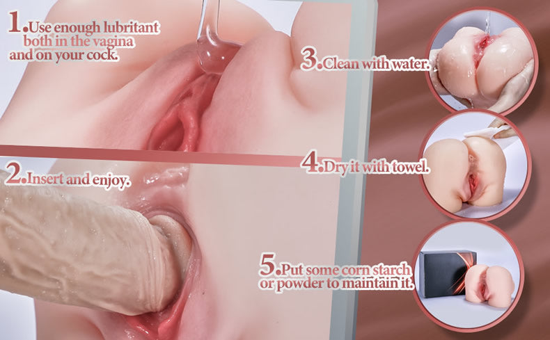 4.2 lbs Plump Butt Realistic Masturbator