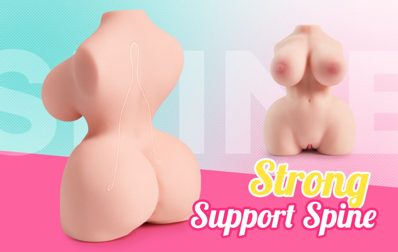 10 Vibrating Built-in Torso Realistic Sex Doll 3.7 Lb