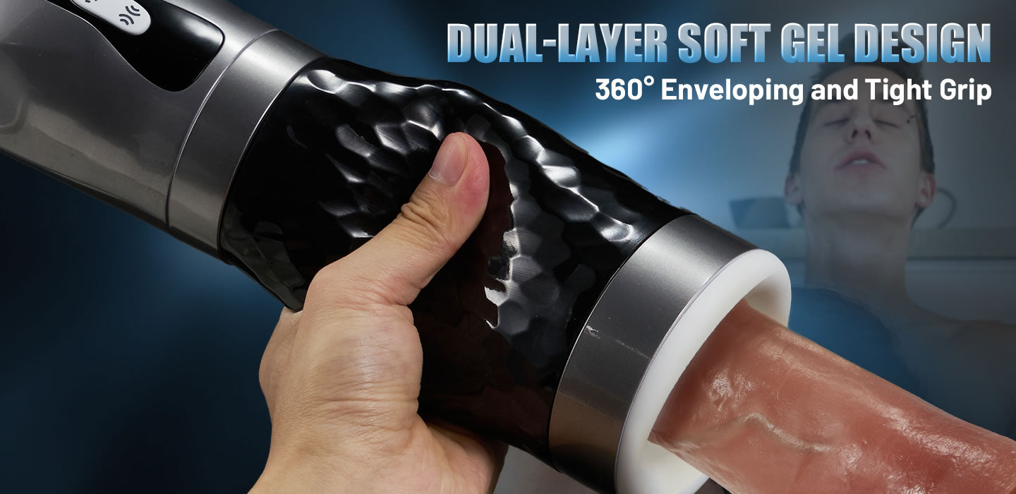 Harley 5-Speed Suction Deep-Throat Automated Oral Masturbators Male Sex Toys