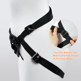 Adjustable Strap-On Harness with Two Different Sizes O-rings