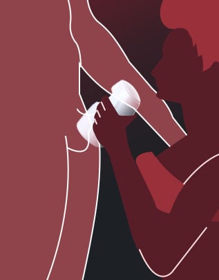 Blowjob Queen 10 Tapping Thrusting Male Glans Training Stimulator