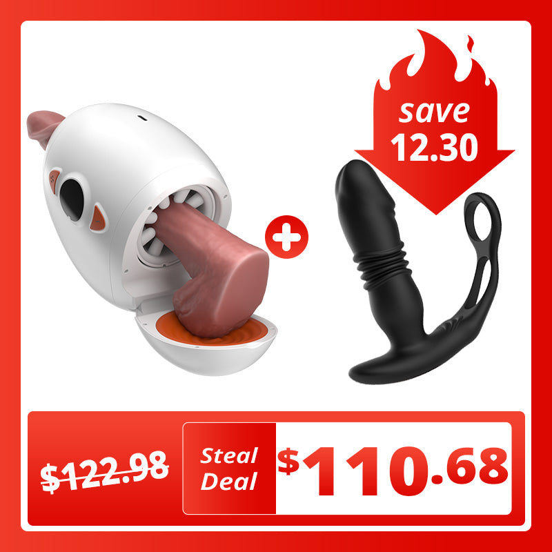 Ball Massage Focus Testicle & Glans Stimulation Electric Male Masturbator