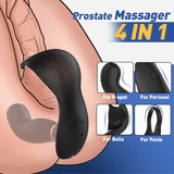 Wild Wind 7 Vibrating 7  Pulsating Balls Cock Ring Prostate Anal Massager