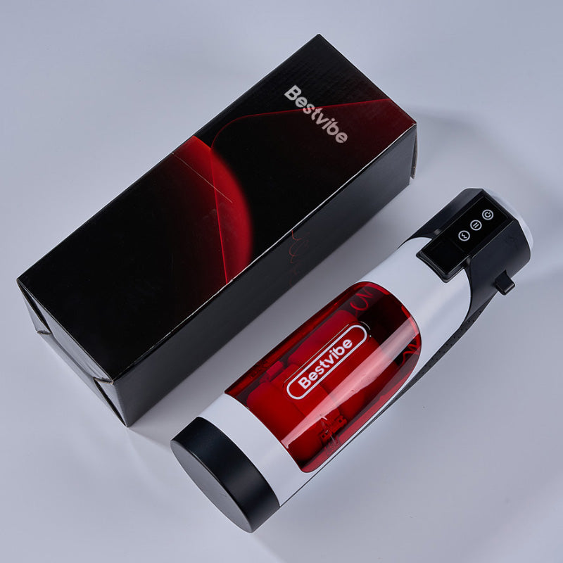 320/Min One-Click Burst 8 Thrusting 10 Vibrating Masturbator