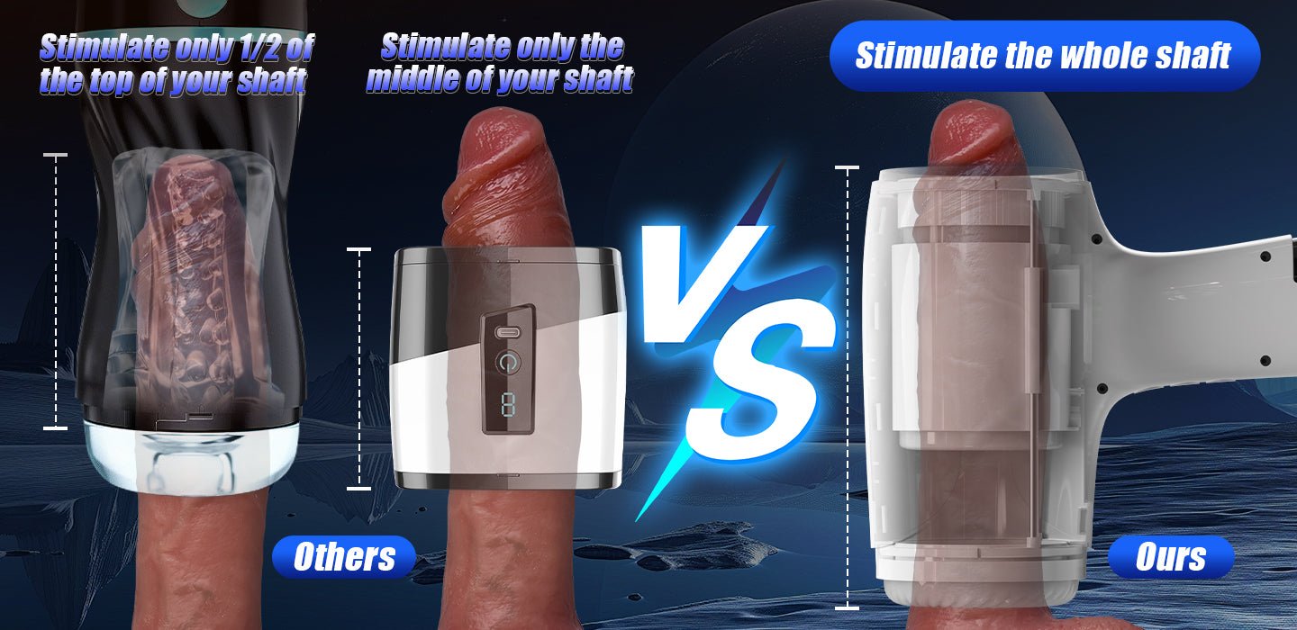 William - Through-Hole Vibrating Stroking Male Masturbator Sex Toys For Men