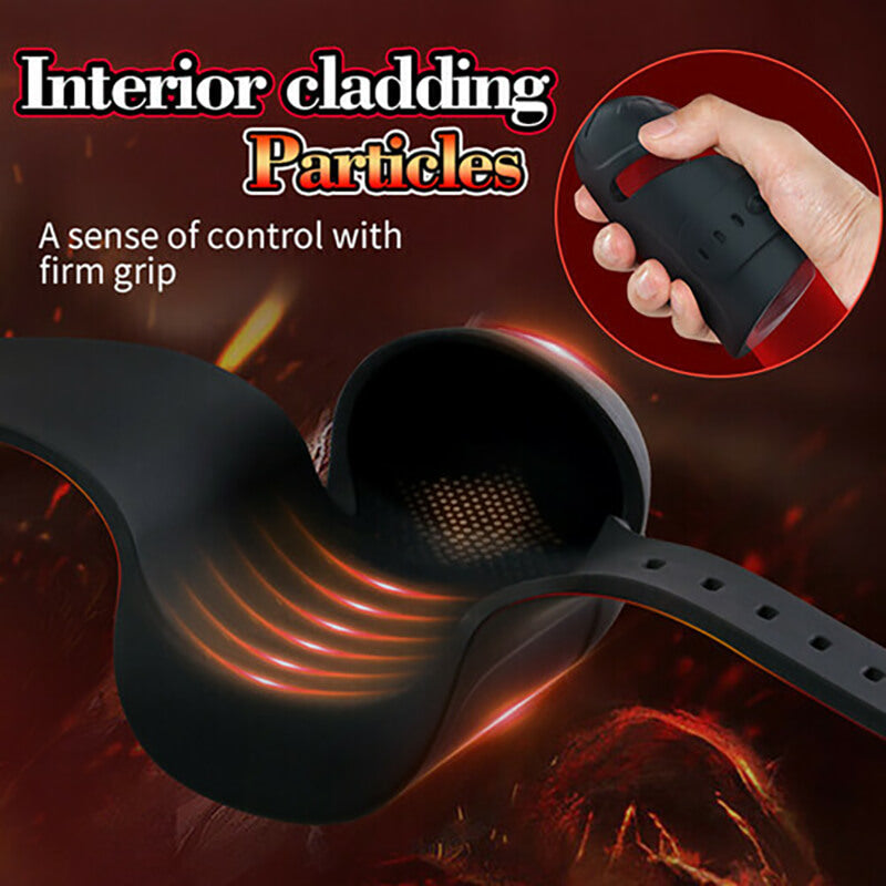 Hands Free Belt Design Masturbator Vibrator
