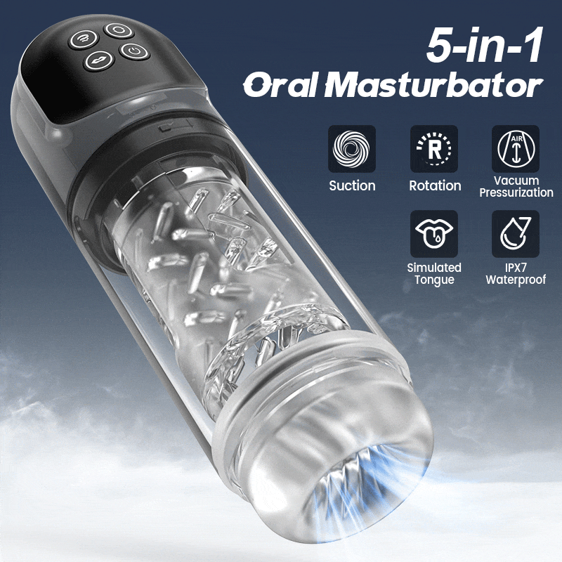 【Endurance Training】 Night Elf 7 Rotation Suction Vacuum Pumps Masturbator Pocket Pussy Adult male sex toys