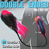 【Free Shipping!】Asher Thrusting Prostate Massager Vibrating Penis Vibrator Couple Play Anal Toys