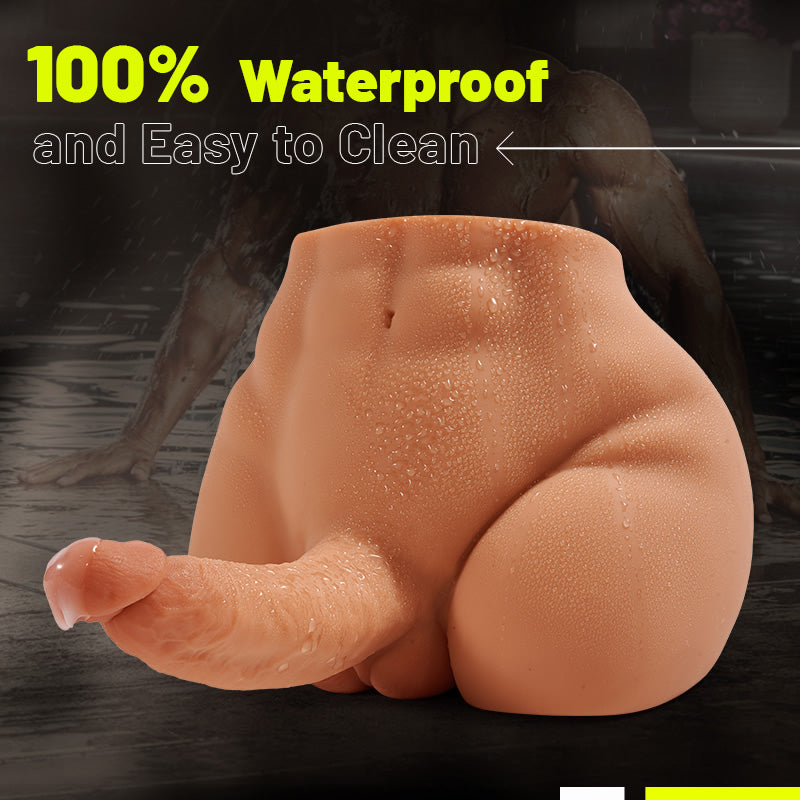 Unisex Doll Huge & Flexible Dildo with Abdominal Muscles and Tight Anal for Solo Couples Sex Fun
