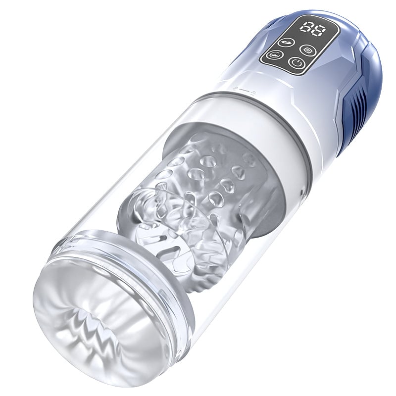 Iron Man 7 Thrusting And Rotating Suction Masturbator Pocket Pussy Male Masturbators