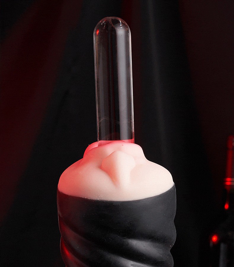 Mouth Obsession Vibration & Suction Remote Play Dual-Density pocket pussy