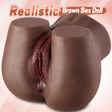 Elowen Realistic Butt Chocolate Anal Male Masturbator 4.5 LBS