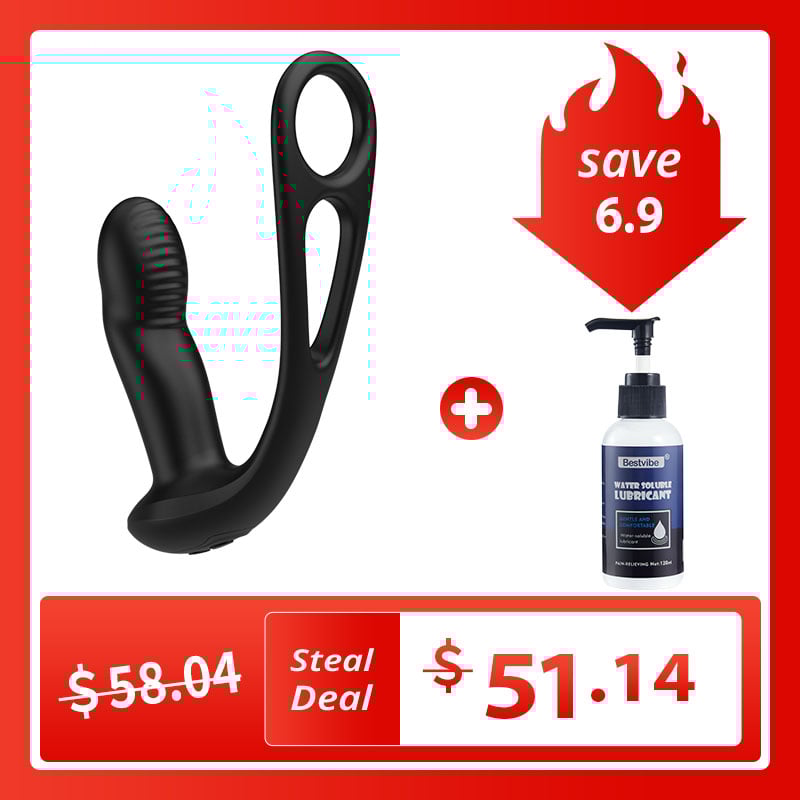Ricky Remote Control 9 Vibrating & Wiggling Prostate Massager Anal Toy