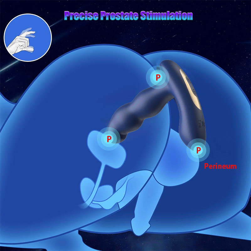 Remote Control 360° Rotating Prostate Massager For Advanced Player