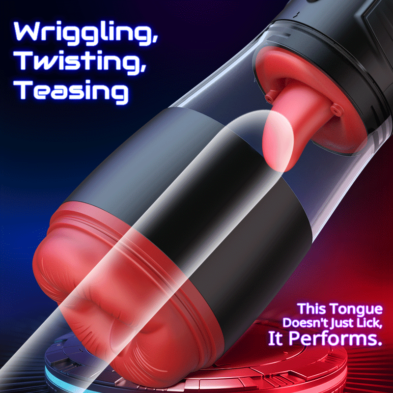 [Partner Play] LickMe Phone Holder 4 Suction 7 Tongue-Licking Voice Function Masturbator