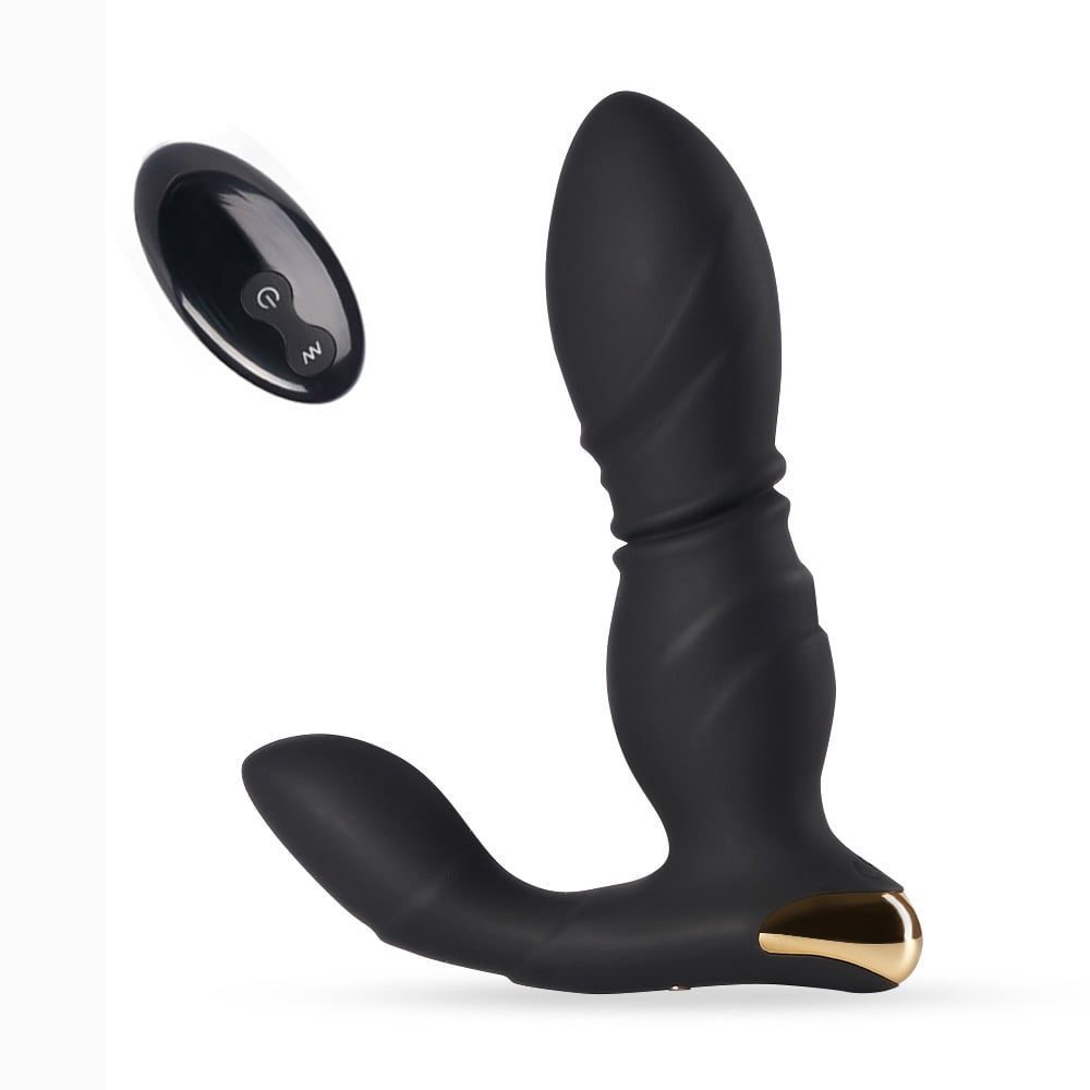 8-Frequency Vibration Thrusting Anal Vibrator Butt Plug