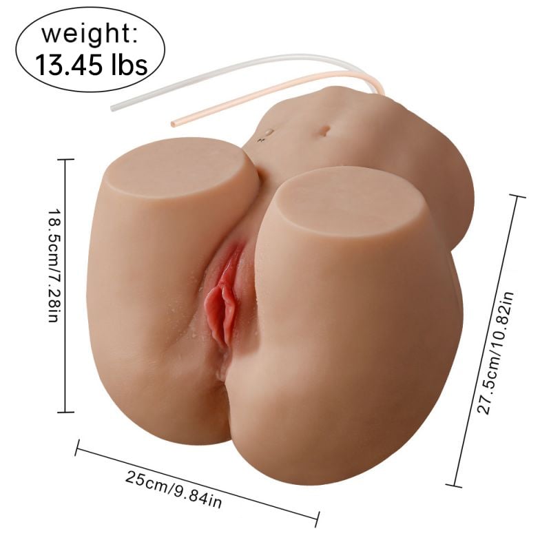 Heavenly Hips 13.4 lbs Suckting and Vibrating Lifelike Butt Masturbator