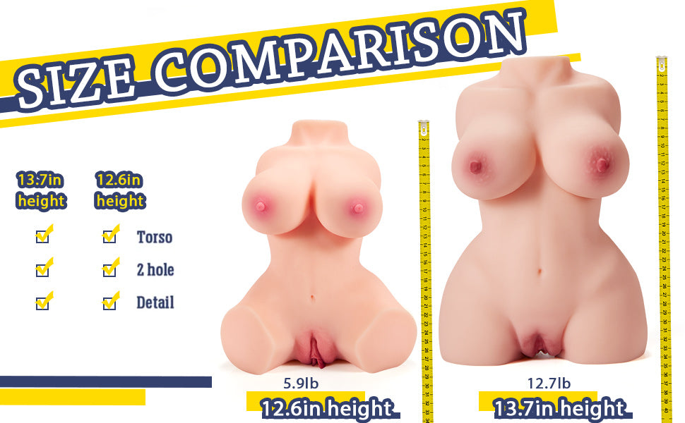 12.7 lbs 3D Male Masturbator Doll with Torso