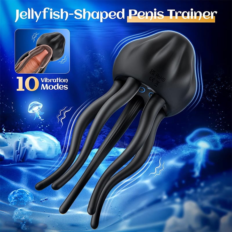10 Vibrating Modes Wrapping Tentacle Male Vibrator
