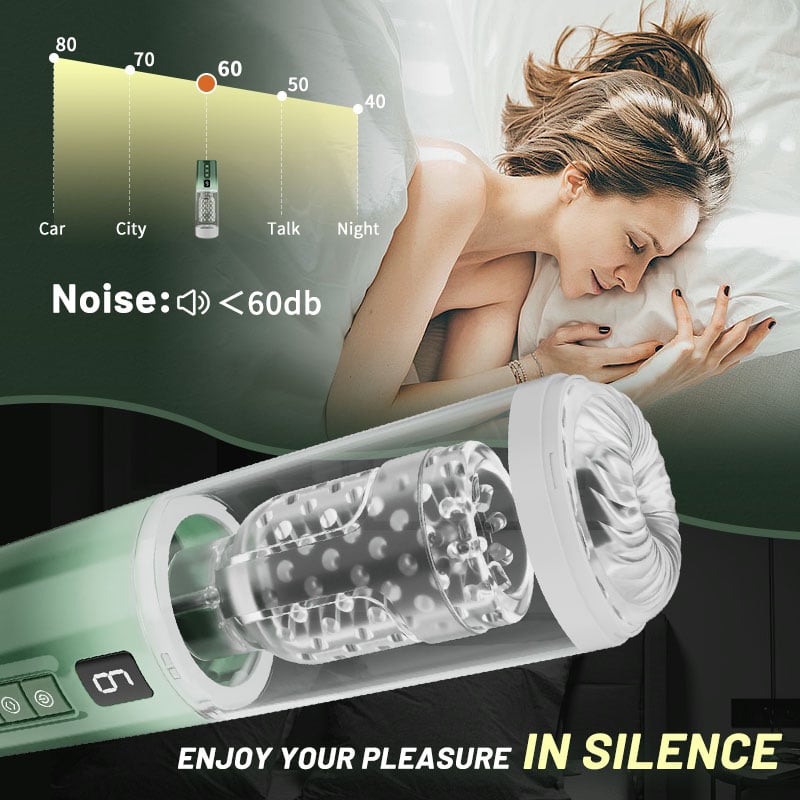 8 Thrusting & Rotation Sexual Visualization Ipx6 Masturbator