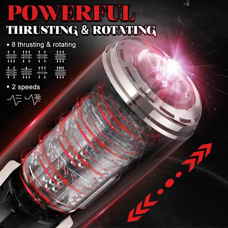 Warriors Series 8 Thrusting Rotating Swirling Automatic Masturbator