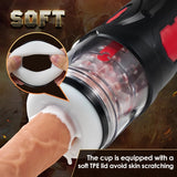 Armor 7 Thrusting Rotation Visible Suction Cup Masturbator