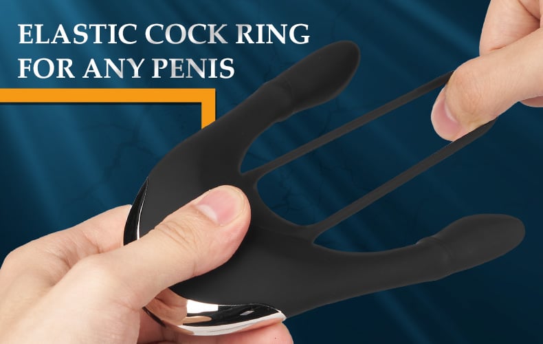 Electric Shock Vibrating Cock Ring