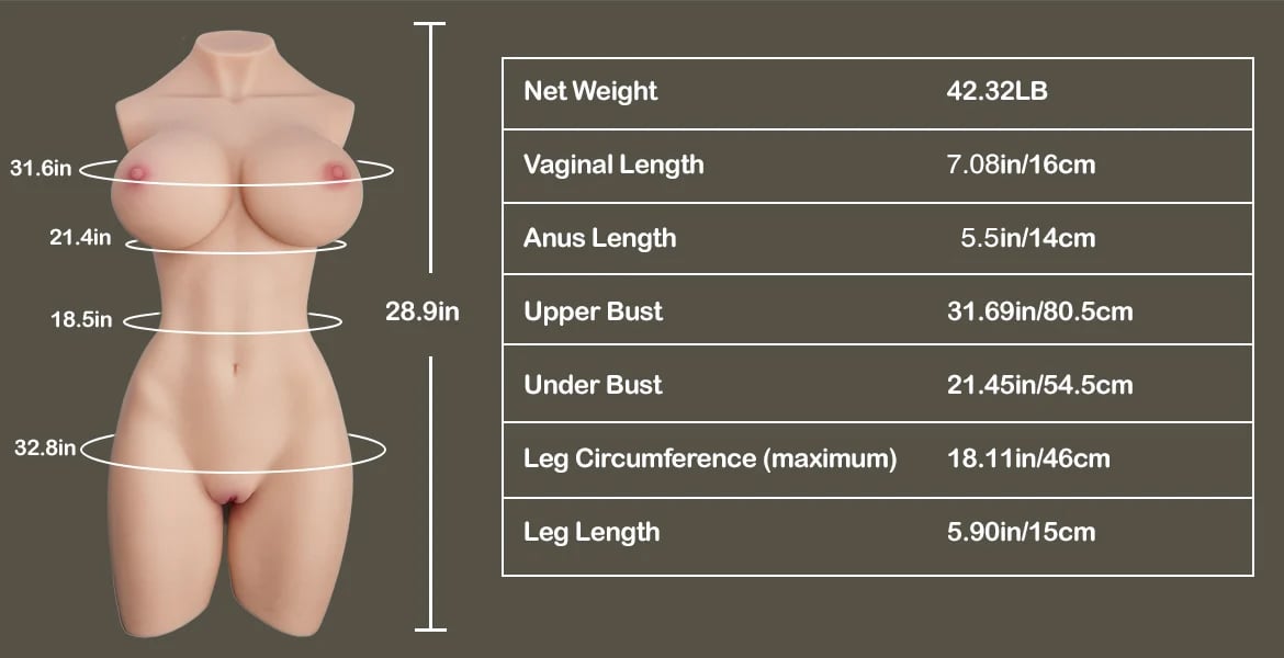 Ruby 42.32Lb E-cup Irresistible Figure Realistic Doll
