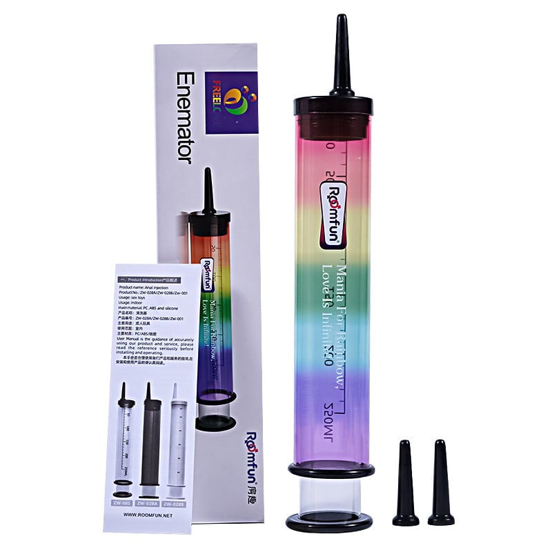 Rainbow Syringe Anal Douches Anal Cleaner 250 ml - 2