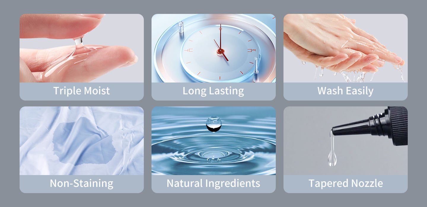 Tapered Nozzle 160ml 5.41 Fl Oz Water-based Anal Lubricant High Quality