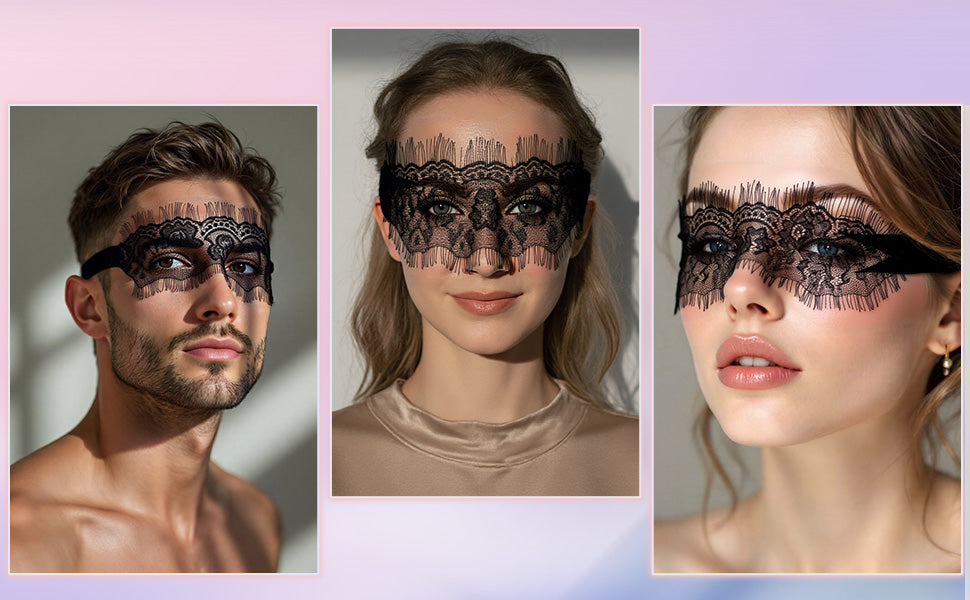 Paddle for Adults Silky Soft Satin Eye Mask Lace Mask