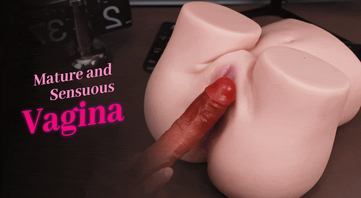 【Lily Electric 1:1 Large Life-Size Milf Butt】5Suck 5Vibrator Dual Function 27.5 lb Big Ass with Anus Pussy Life-like But