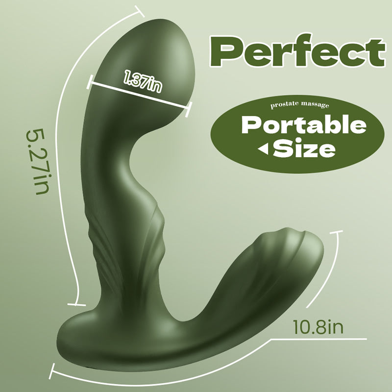 Double-ended 3 Speed 7 Frequencies Vibrating Prostate Massager