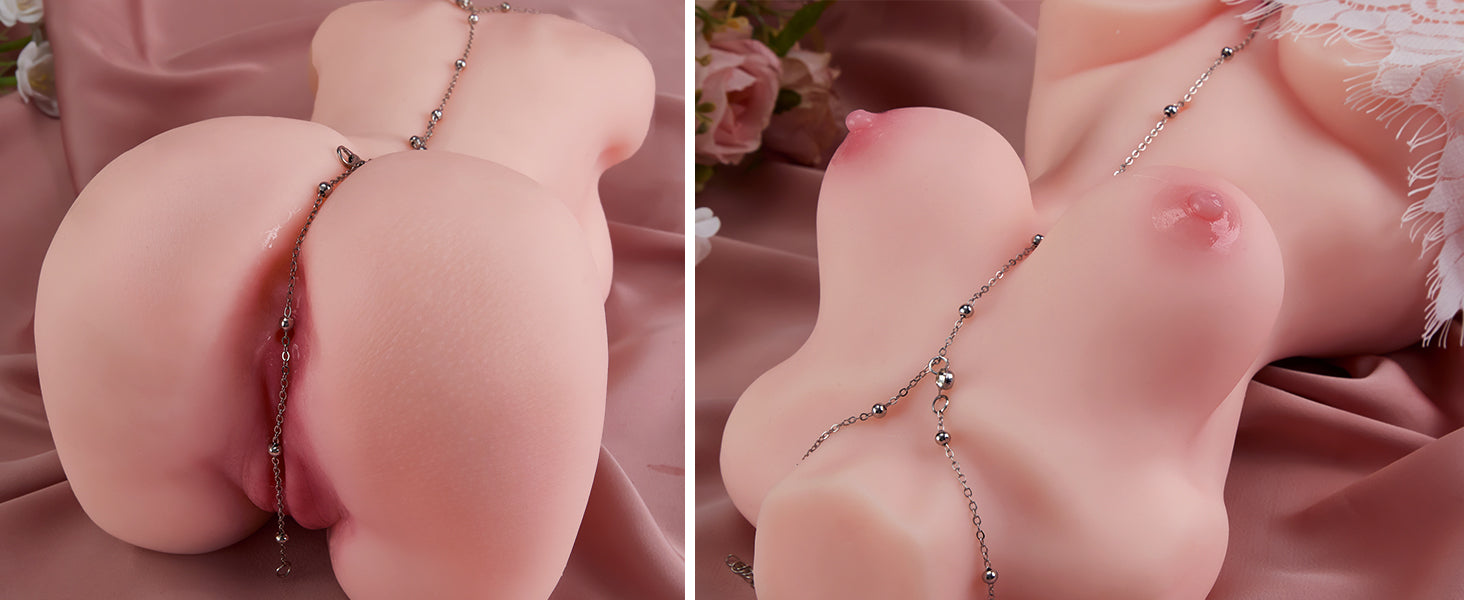 Realistic Boobs 5.11Lb Vagina And Anal Torso Masturbators Sex Doll