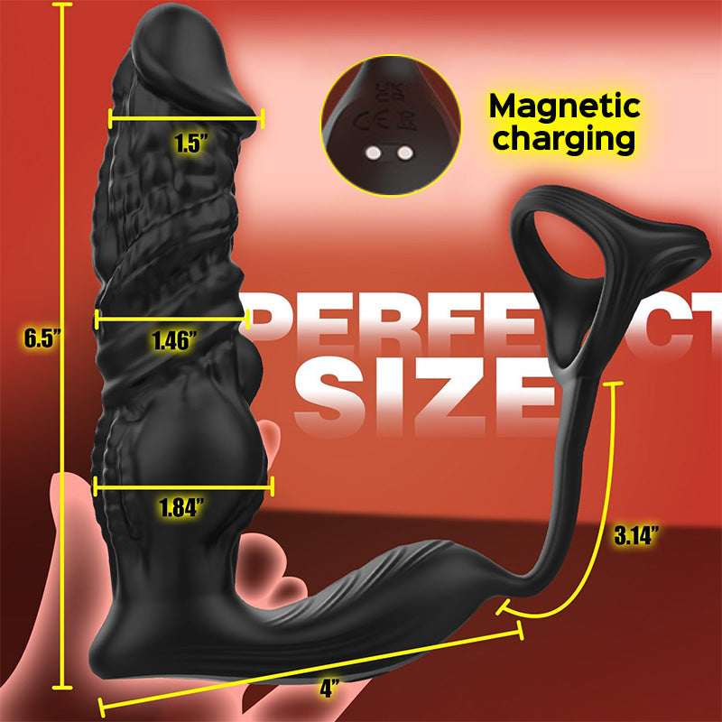 【Strong Strike】Upgrade APP Fast Thrusting 6-in-1 Prostate Massager with Remote Control