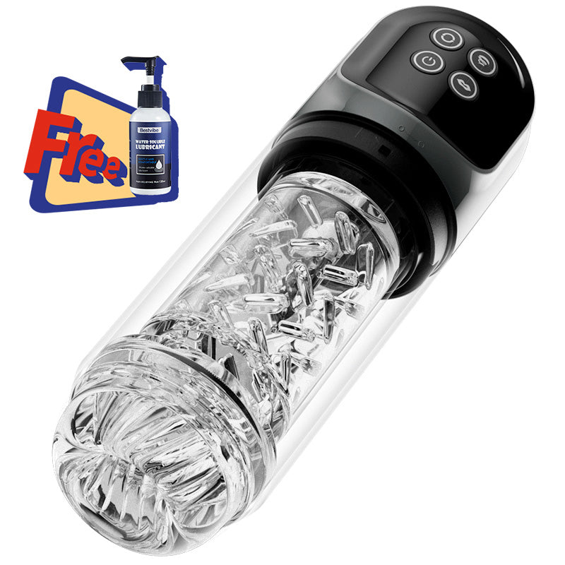 【Endurance Training】 Night Elf 7 Rotation Suction Vacuum Pumps Masturbator Pocket Pussy Adult male sex toys
