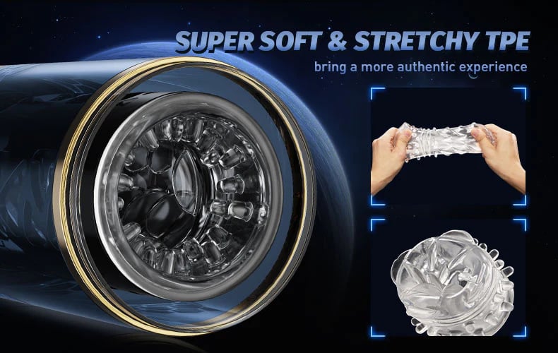 STORM CUP 10 Thrusting Spinning Sex Toys for Men Masturbator