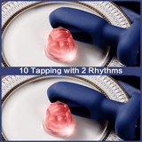 Karrot 10 Tapping 10 Vibrating Pointed Design Anal Toy with Remote Control