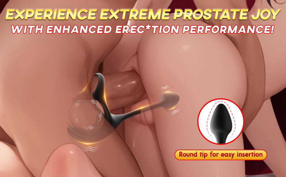 Zenith - Spherical Vibrating Anal Plug with Penis Rings