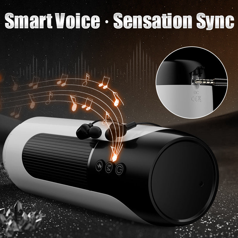 Saith Wearable 7 Thrusting & Vibrating Heating Vocable Masturbator Male Sex Toys