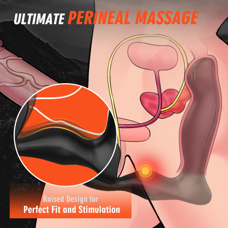 Elysium - 10 Vibrating 42°C Heating Prostate & Perineal Massager