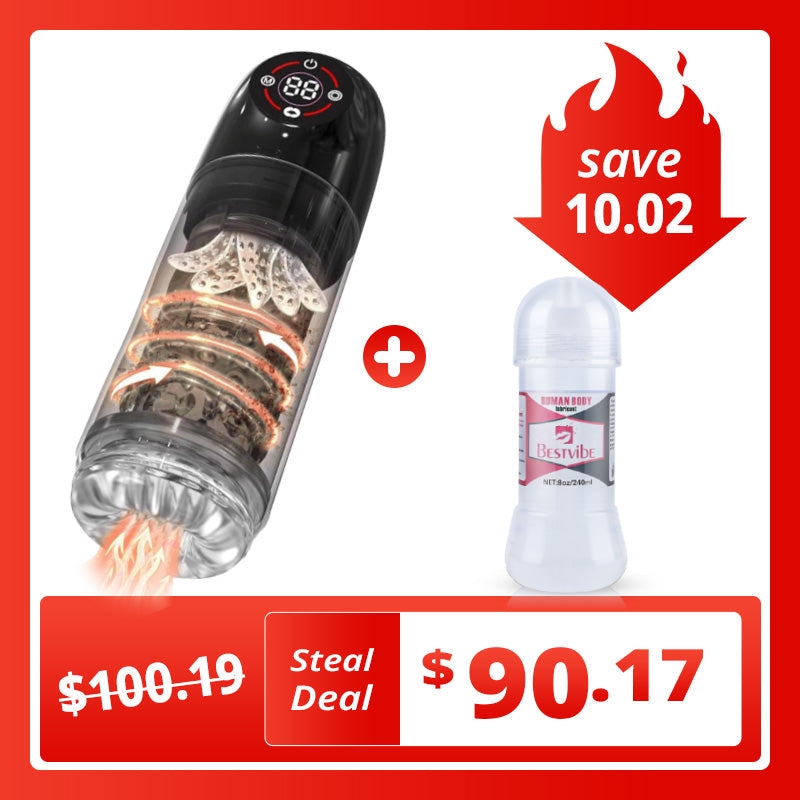 Seductive Succubus 7 Rotating 7 Sucking Lcd Display Pumps & Enlargers  Automatic Male Masturbator