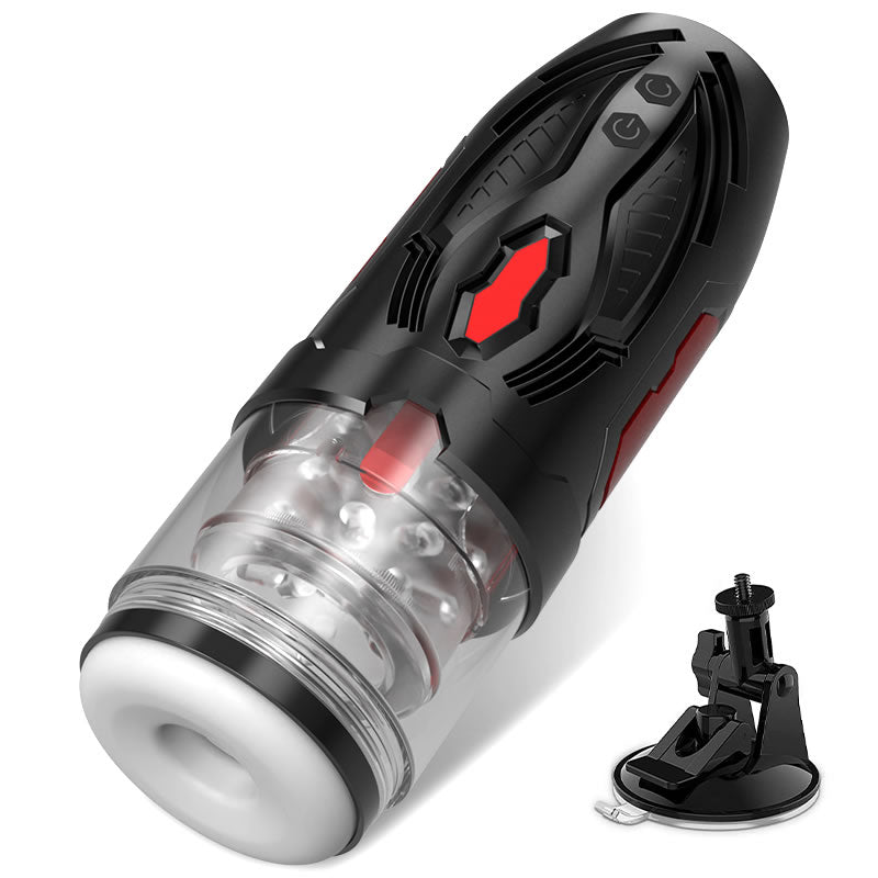 Armor 7 Thrusting Rotation Visible Suction Cup Masturbator