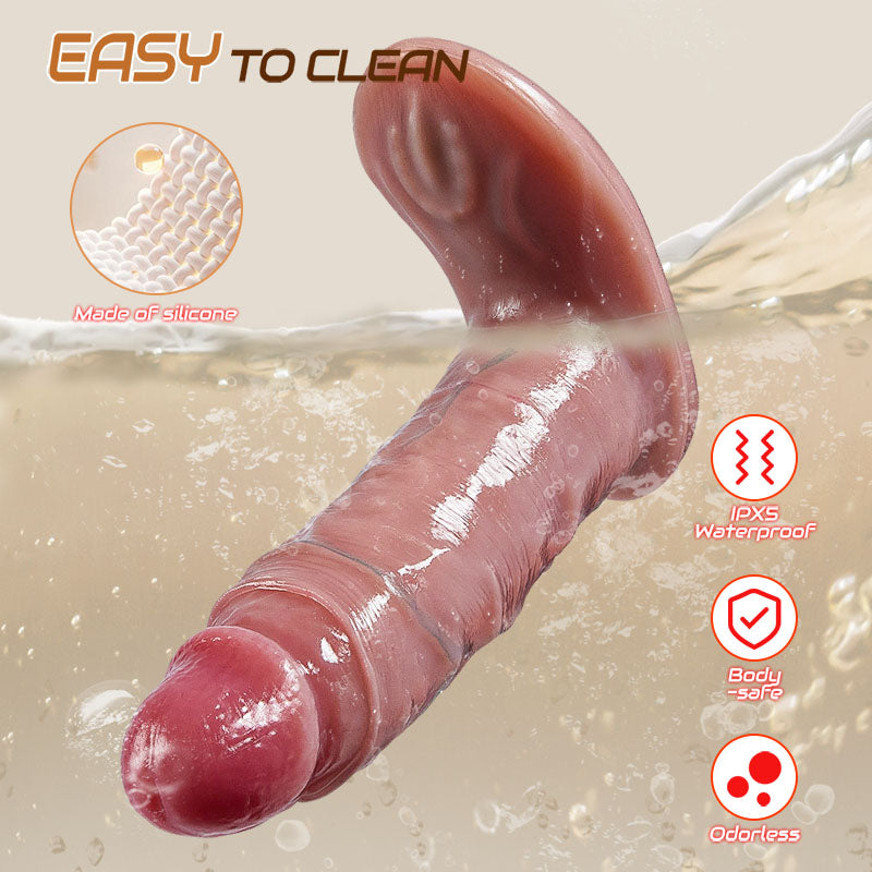 【Free Lube】Nathan 5.9'' Realistic Anal Dildo Non-Toxic & Worry-Free for Experienced Adults